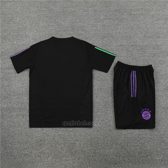 Chandal del Bayern Munich Manga Corta 2023-2024 Negro - Pantalon Corto
